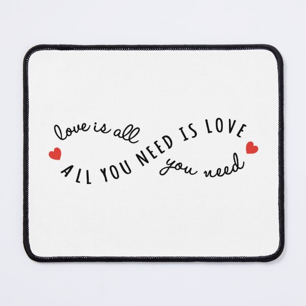 all you need is love, love is all you need | Postcard