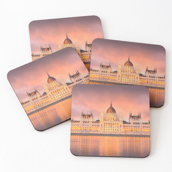 Item preview, Parliament at sunrise in Budapest, Hungary designed and sold by mitzobs.