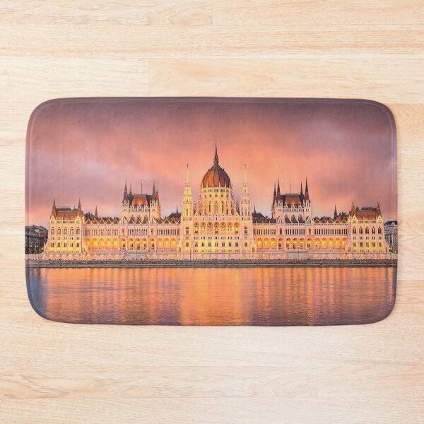 Item preview, Parliament at sunrise in Budapest, Hungary designed and sold by mitzobs.
