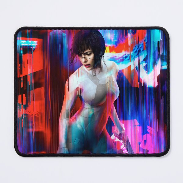 Artikelvorschau, Geist in der Muschel - Cyberpunk Motoko Wandbild entworfen und verkauft von Shop Hakari.