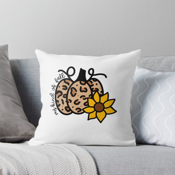 Item preview, My Kind of Fall Cheetah Print Pumpkin and Sunflower designed and sold by tbcalligraphy.