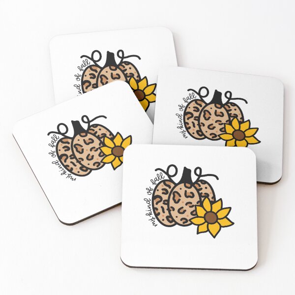 Item preview, My Kind of Fall Cheetah Print Pumpkin and Sunflower designed and sold by tbcalligraphy.