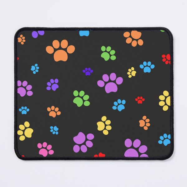 Item preview, Rainbow Paw Prints  Cat Pattern designed and sold by BlakefourDesign.