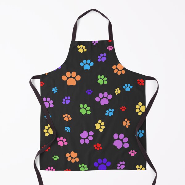 Item preview, Rainbow Paw Prints  Cat Pattern designed and sold by BlakefourDesign.