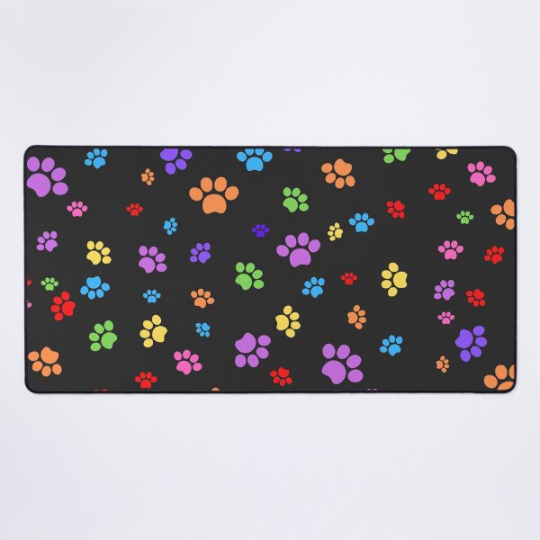Item preview, Rainbow Paw Prints  Cat Pattern designed and sold by BlakefourDesign.
