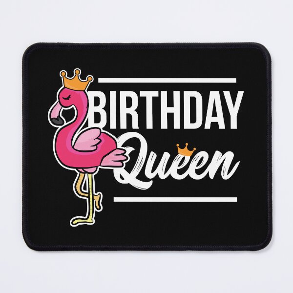 Item preview, Animal Lover Flamingos Birthday Queen Gift Idea designed and sold by haselshirt.