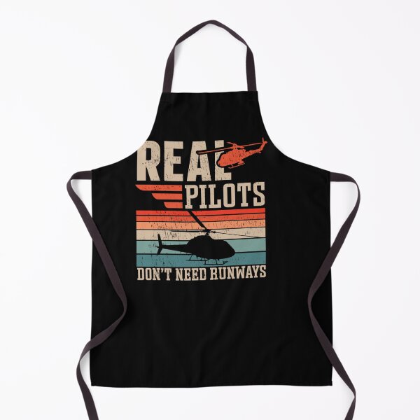 Item preview, REAL PILOTS DON NEED RUNWAYS HELICOPTER PILOT designed and sold by sobriowslen.