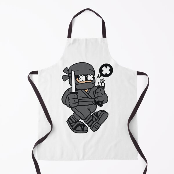 Item preview, Ninja Fighter Kid Wearing Black Suit designed and sold by halleinstyle.