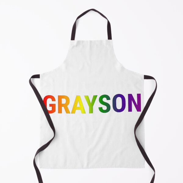 Artikelvorschau, Grayson Rainbow Pride Name entworfen und verkauft von PrideNames.