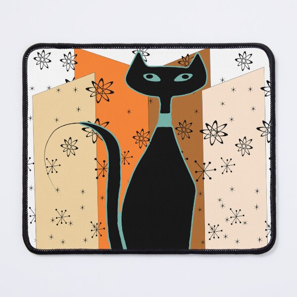 Item preview, Atomic Kitty Surrounded by Flying Starbursts designed and sold by LisWilliams.