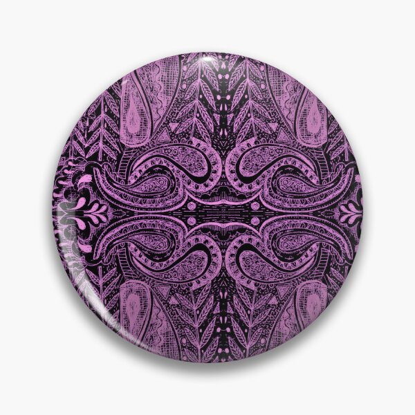Item preview, pretty pale purple paisley, with a stripe designed and sold by Nickdavisinghe.