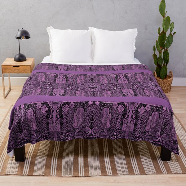 Item preview, pretty pale purple paisley, with a stripe designed and sold by Nickdavisinghe.