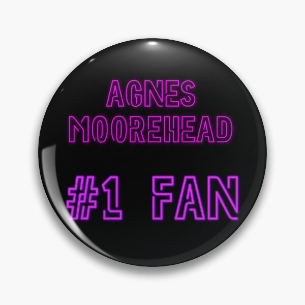 Item preview, Agnes Moorehead #1 fan designed and sold by 2Girls1Shirt.