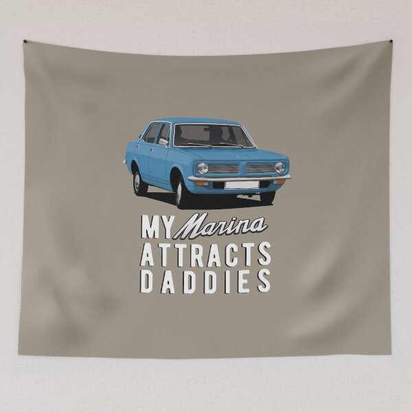 Item preview, My Morris Marina attracts daddies - blue designed and sold by knappidesign.