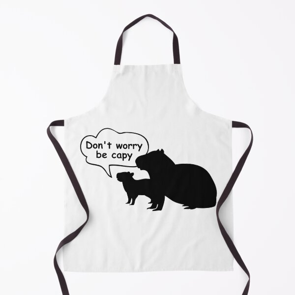 Item preview, Don't Worry Be Capy designed and sold by FurryStickers.