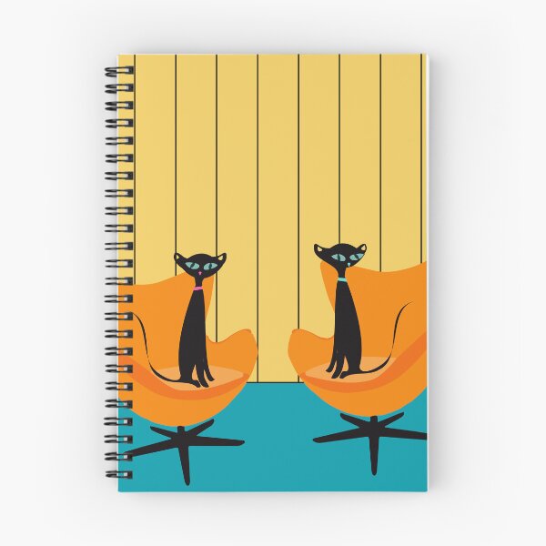 Item preview, Atomic Kitties Perched on Retro Chairs  designed and sold by LisWilliams.