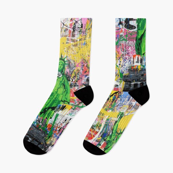 Item preview, Statue Of Liberty Holding Paintbrush Pop Culture Street Art Mashup designed and sold by WE-ARE-BANKSY.
