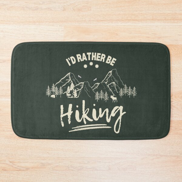Item preview, I'd rather be Hiking. For The Hiking Loving Nature Lover. designed and sold by GEM STYLE.