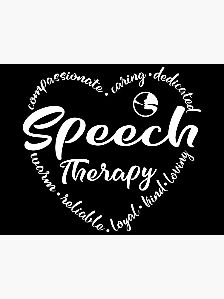 Disover Speech therapist, Speech therapy design Premium Matte Vertical Poster