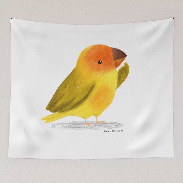 Item preview, Saffron Finch Bird designed and sold by julianamotzko.
