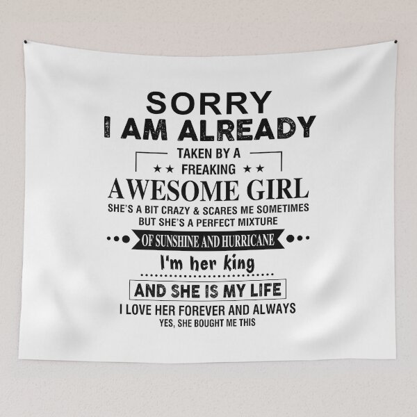 Item preview, Sorry I Am Already Awesome Girl designed and sold by Solvers199Shio.