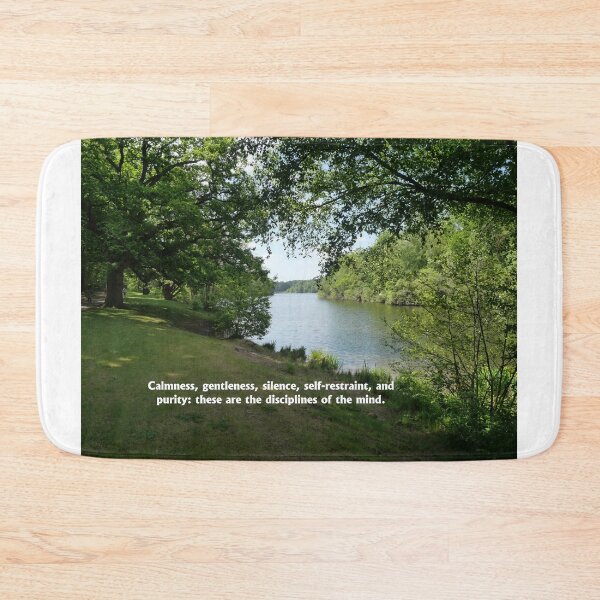 Item preview, Calmness, gentleness, silence, self-restraint, and purity: these are the disciplines of the mind. designed and sold by santoshputhran.