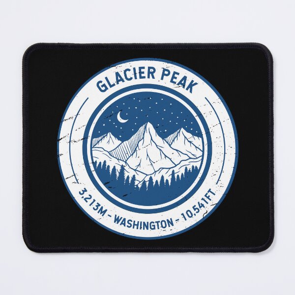 Item preview, Glacier Peak Washington | Hiking | Skiing designed and sold by KrisSidDesigns.