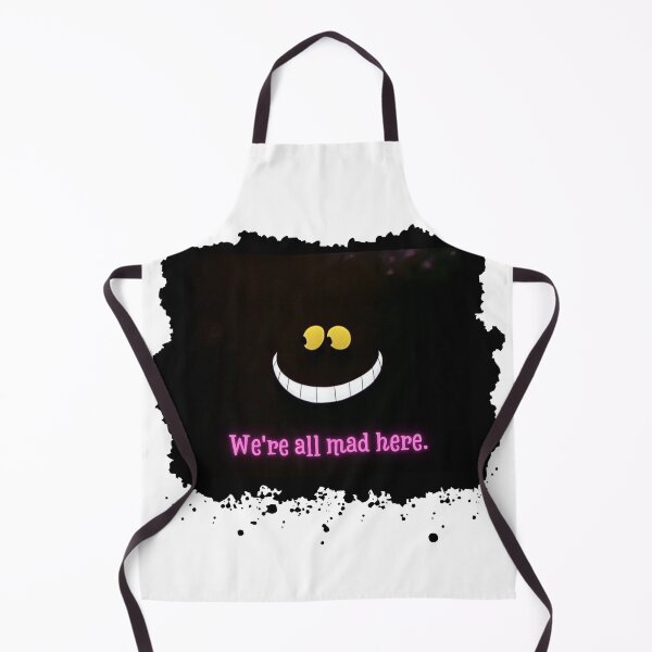 Item preview, We're all mad here - Alice in Wonderland quotes - Cheshire cat designed and sold by UN-labelledGirl.
