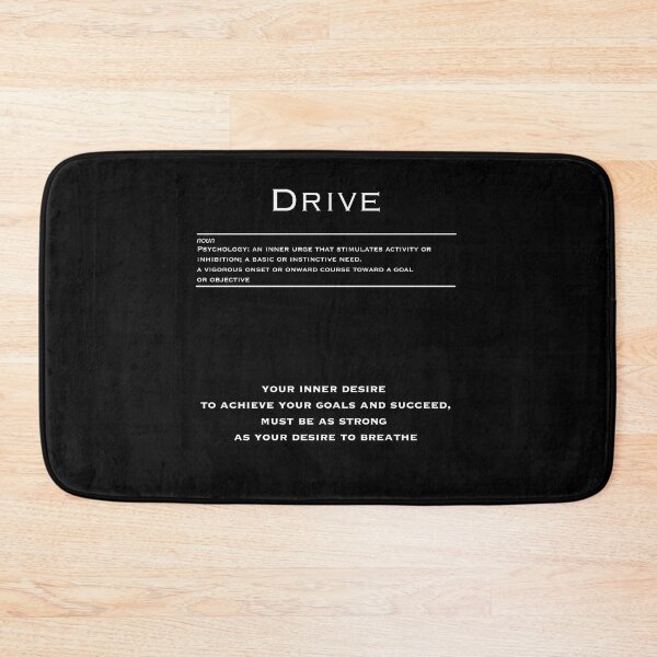 Item preview, Drive  - Motivational Inspirational Corporate Office Wall Art Black and White T-Shirt designed and sold by Read This Already.