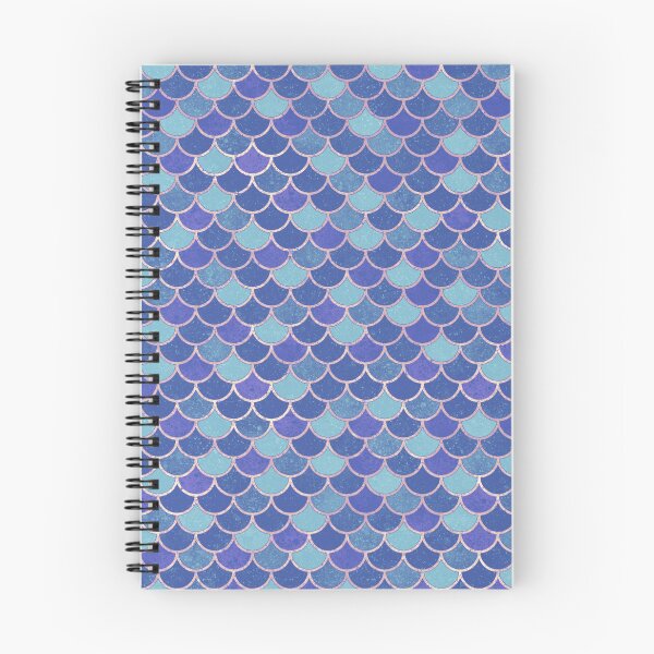 Item preview, Blue Mermaid Scales Pattern with Light Lines designed and sold by Saanis.