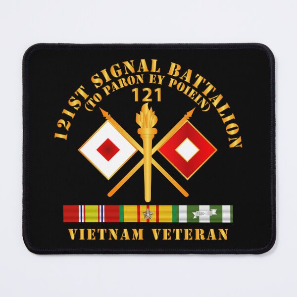 Item preview, Army - 121st  Signal Bn w  BR - Vietnam Veteran w BN NUM X 300 designed and sold by Military Insignia Products.