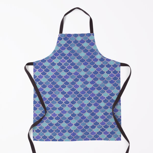 Item preview, Blue Mermaid Scales Pattern with Light Lines designed and sold by Saanis.