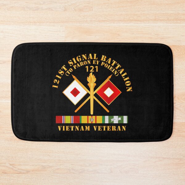 Item preview, Army - 121st  Signal Bn w  BR - Vietnam Veteran w BN NUM X 300 designed and sold by Military Insignia Products.
