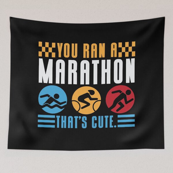 Item preview, Triathlon You Ran A Marathon Gift designed and sold by Betsytiptoe.
