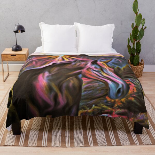 Item preview, Abstract Horse and Mountains at Sunset designed and sold by No1Equestrian.