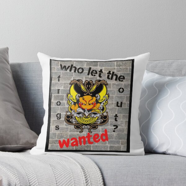 Item preview, Who Let the Frogs out- Wanted designed and sold by idea-factory.