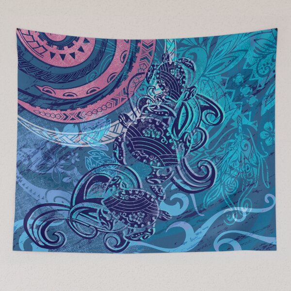Item preview, Hawaiian Tribal Honu Sufacing designed and sold by sunnthreads.