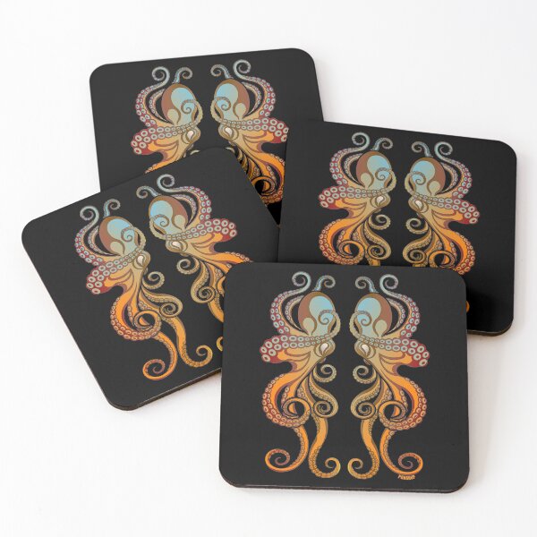 Item preview, Mono Octopus (duo) 1 Fitted  designed and sold by sedammodicl.