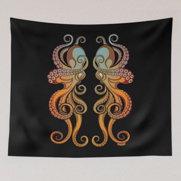 Item preview, Mono Octopus (duo) 1 Fitted  designed and sold by sedammodicl.