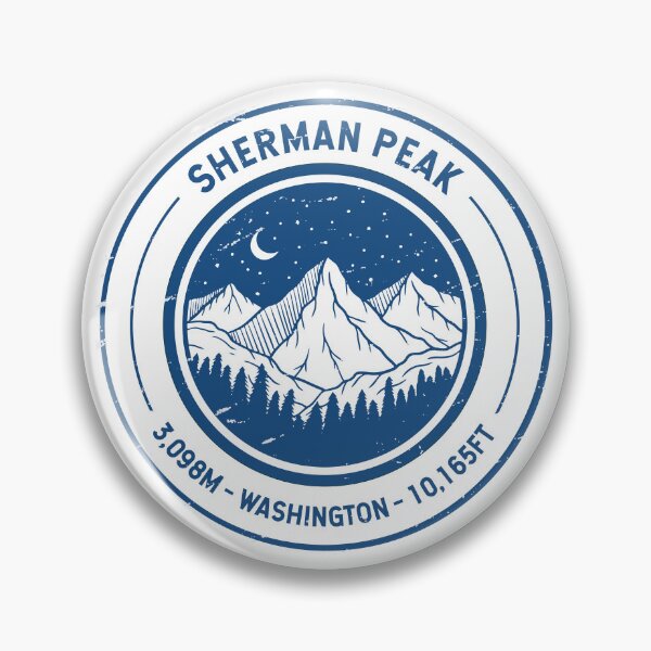 Item preview, Sherman Peak Washington | Hiking | Skiing designed and sold by KrisSidDesigns.
