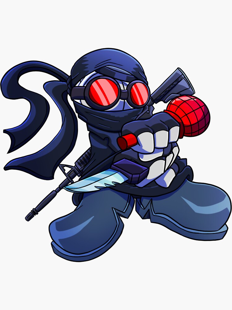 madness combat - hank  Sticker for Sale by SunShineAr