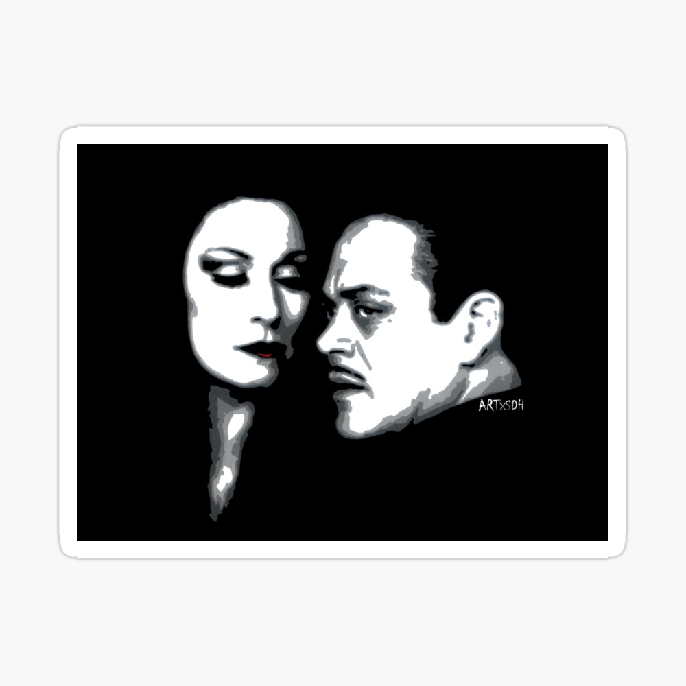 Gomez and Morticia Canvas Print