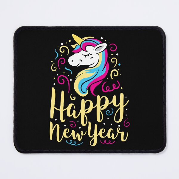 Item preview, Happy New Year Unicorn Fireworks Holiday 2020 Gift designed and sold by haselshirt.