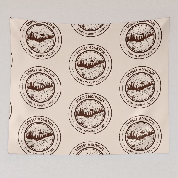 Item preview, Dorset Mountain Vermont | Hiking | Skiing designed and sold by KrisSidDesigns.