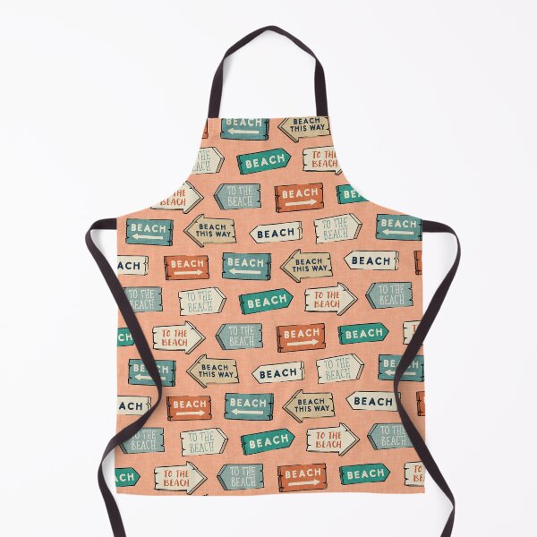 Item preview, To the beach - beach signs - coral designed and sold by littlearrow.
