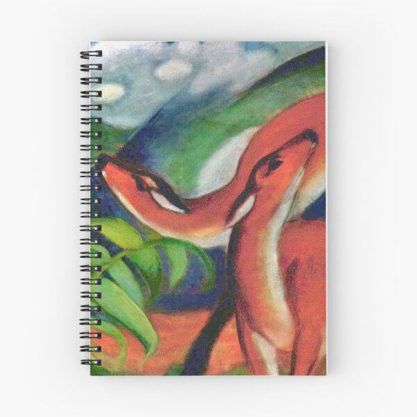 Item preview, Red Deer II by Franz Marc designed and sold by WonderweissStudio.