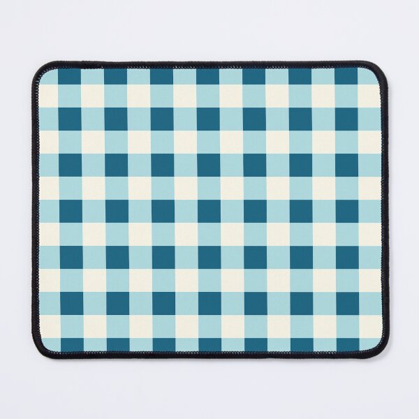 Item preview, Blue Green Gingham Plaid Pattern designed and sold by lucybrownlane.