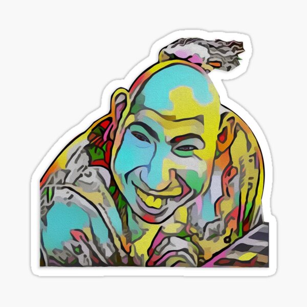 Portrait of a Sideshow Performer - Schlitzie Sticker
