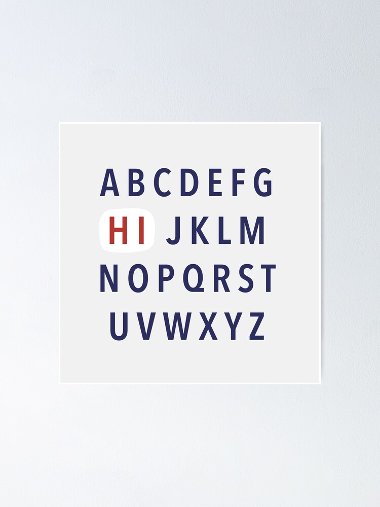 Printable ABC posters for all letters.