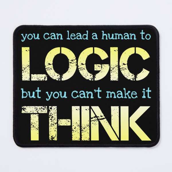 Item preview, Leading a human to logic designed and sold by Art by Veya.